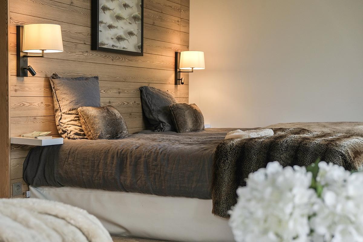 Chambre double supérieur avec vue sur le lac